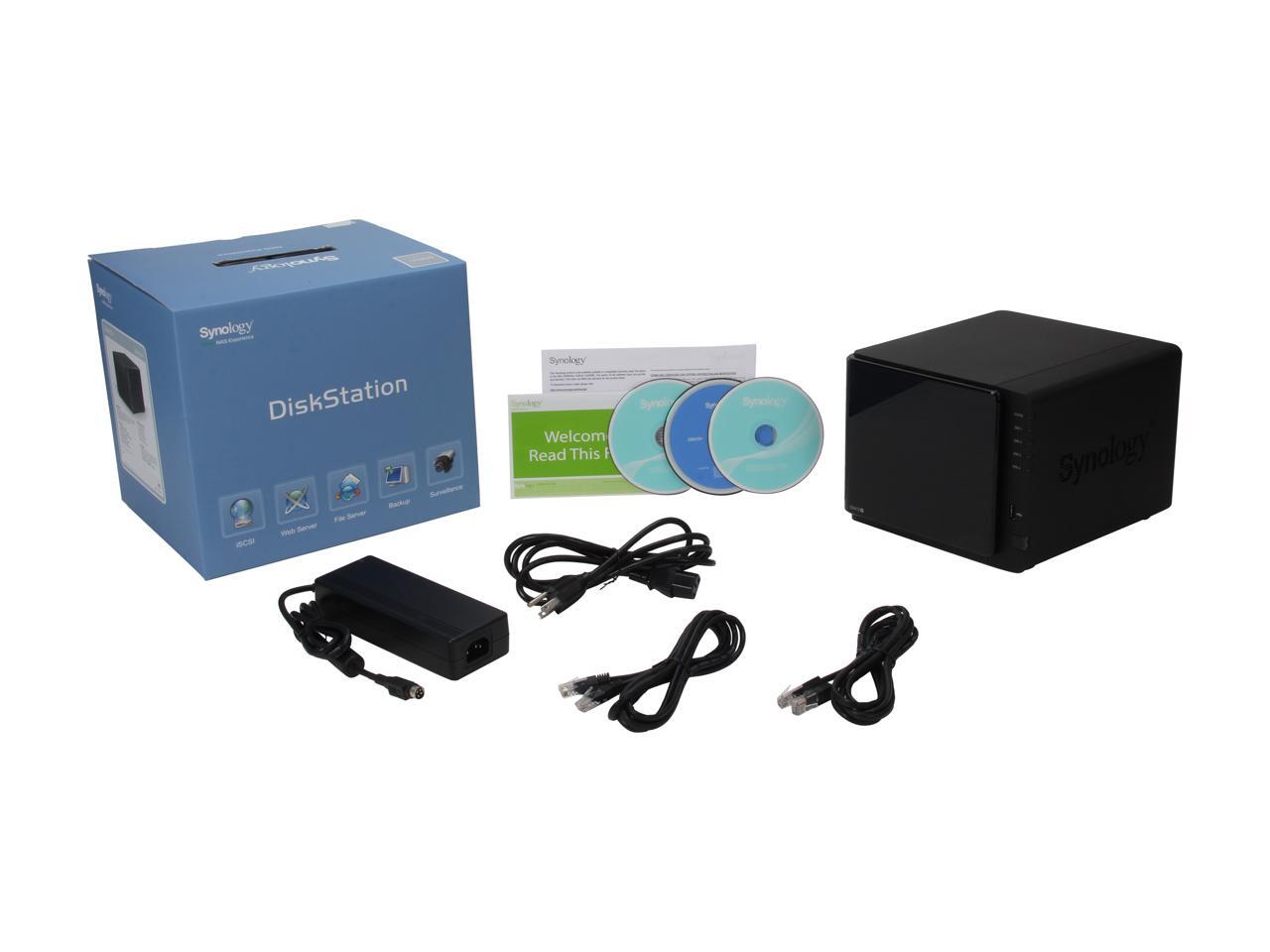 Synology DS412+ Diskless System, 4bay NAS Server