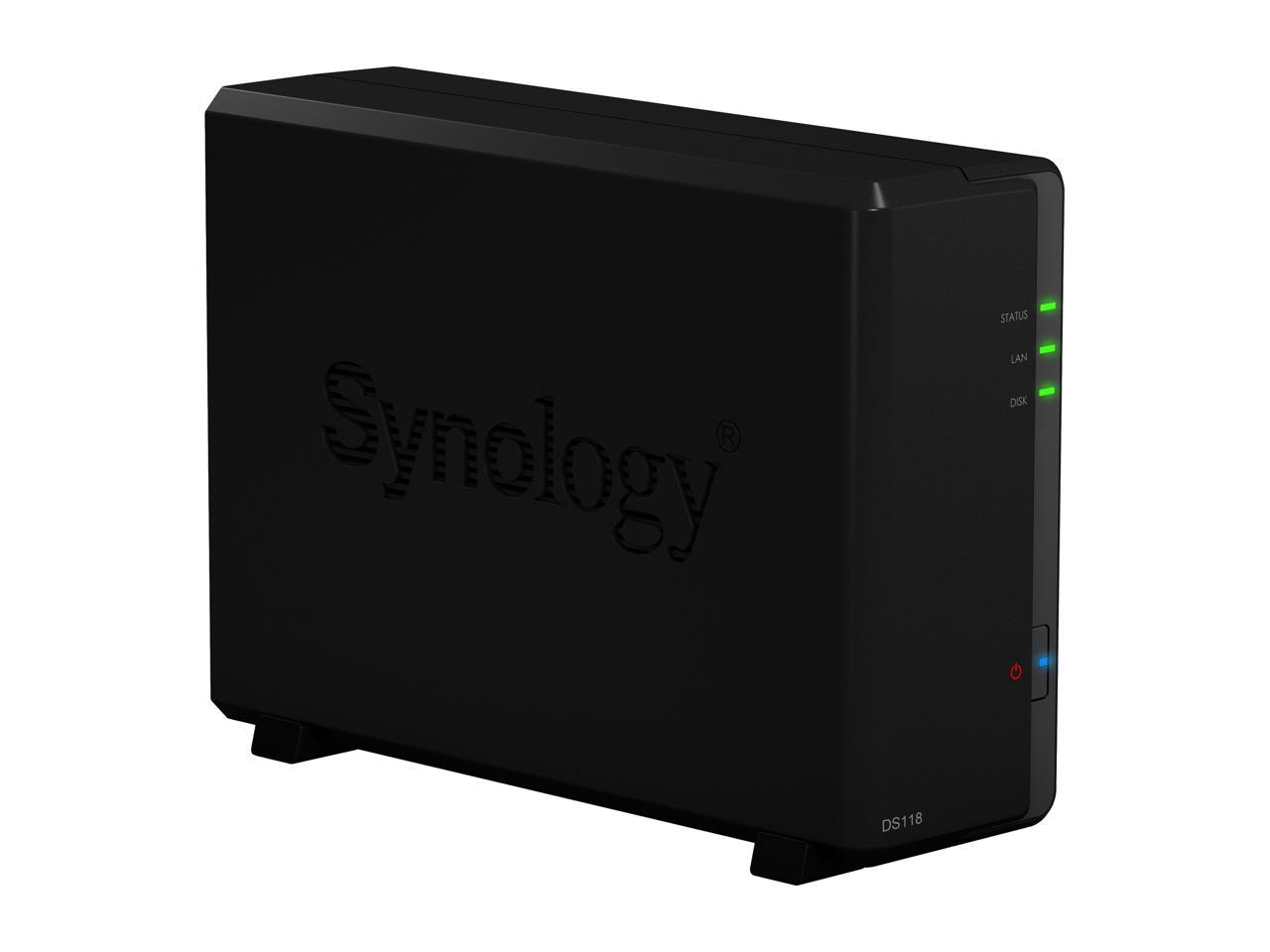 Synology 1 bay NAS DiskStation DS118 (Diskless) - Newegg.com