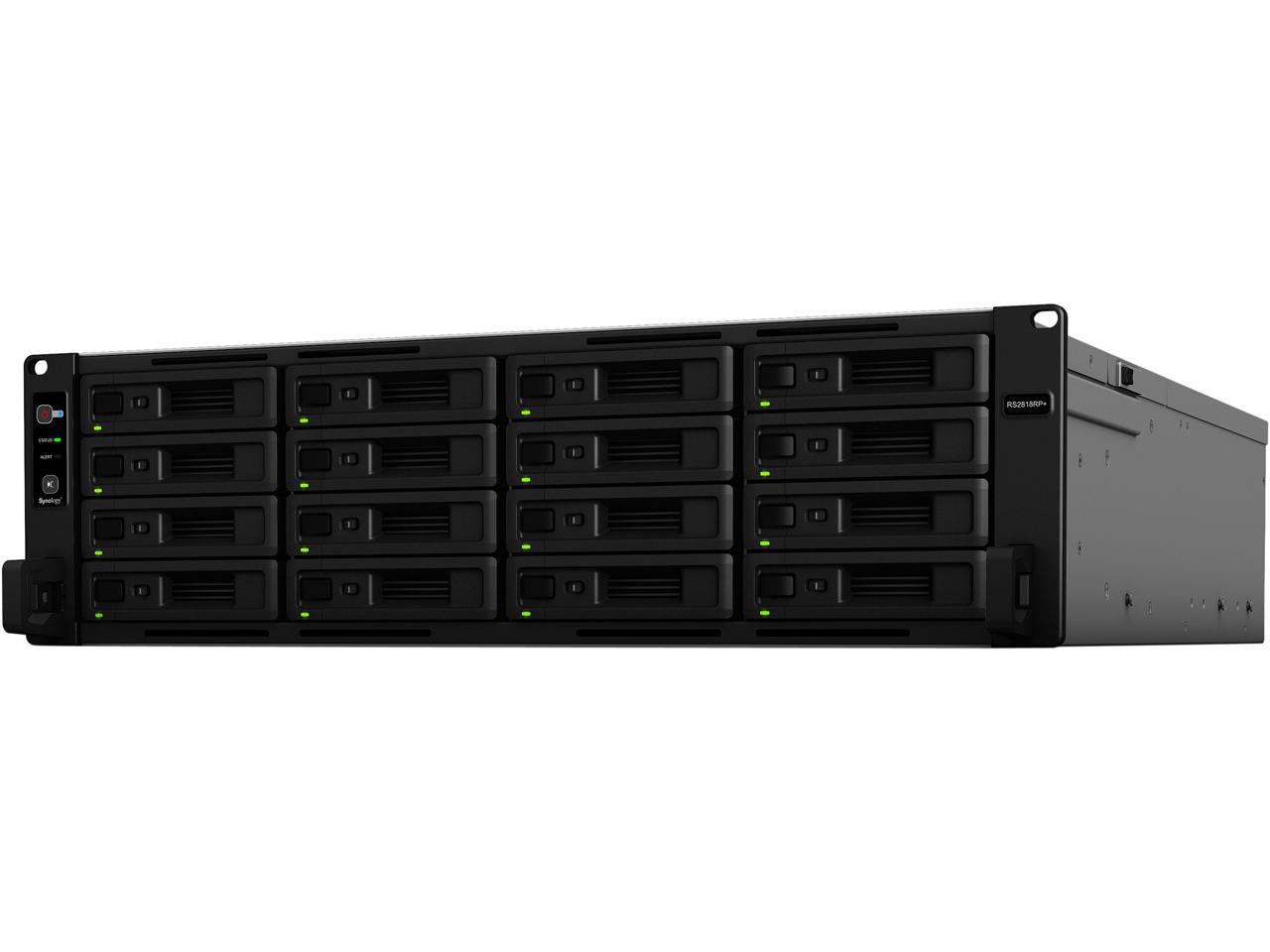 Diskless Synology RS2818RP 16bay NAS Rack Station 