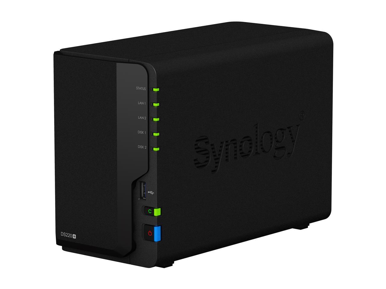 Synology 2 bay NAS DiskStation DS220+ (Diskless) - Newegg.com