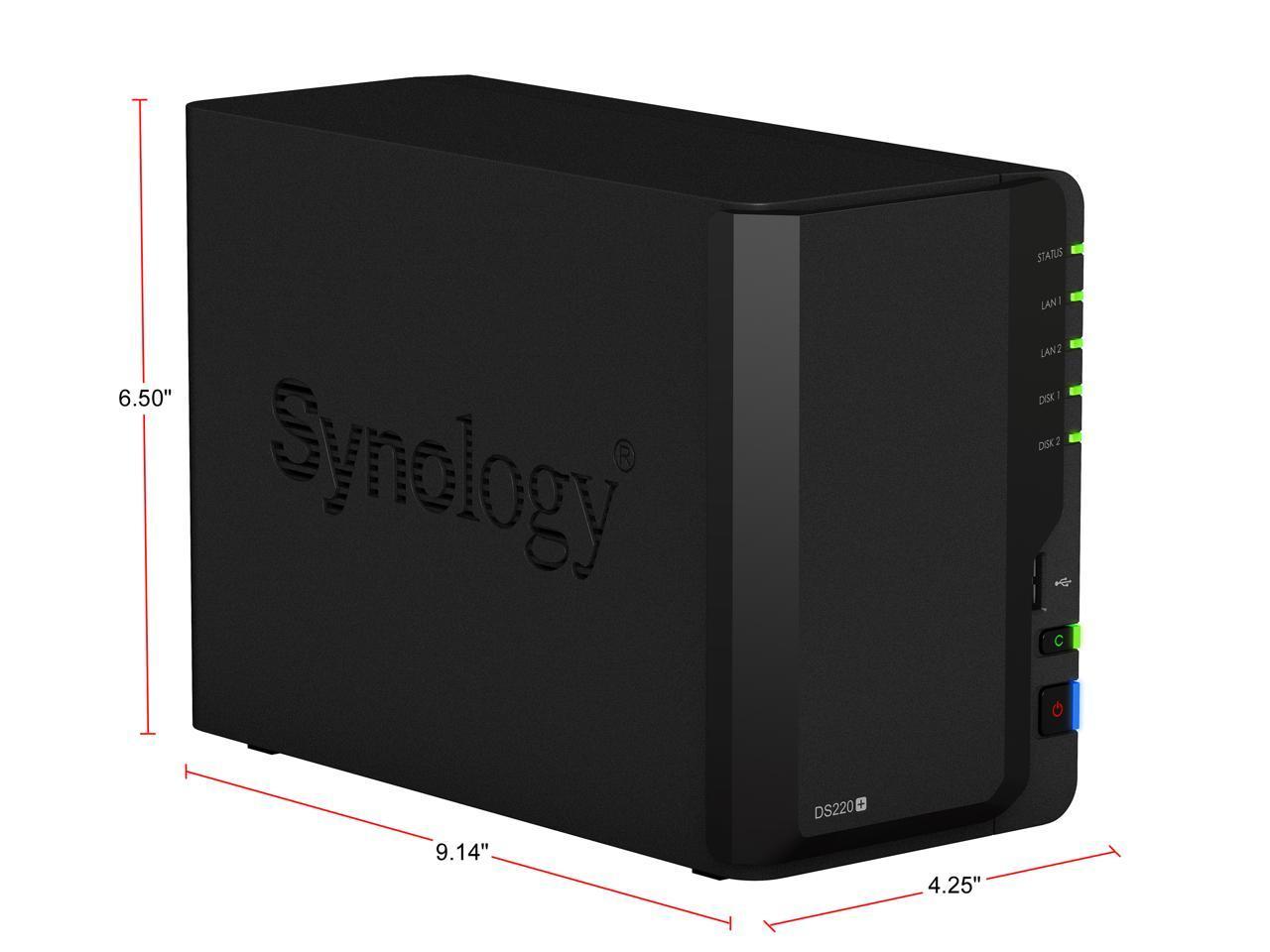 Synology 2ベイNAS DiskStation DS220+ 増設済の+solo-truck.eu