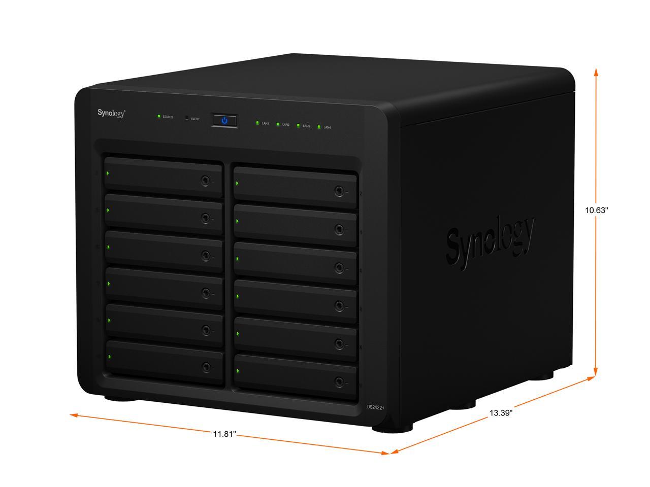 Synology 12 Bay DiskStation DS2422+ Desktop NAS (Diskless) Newegg.ca