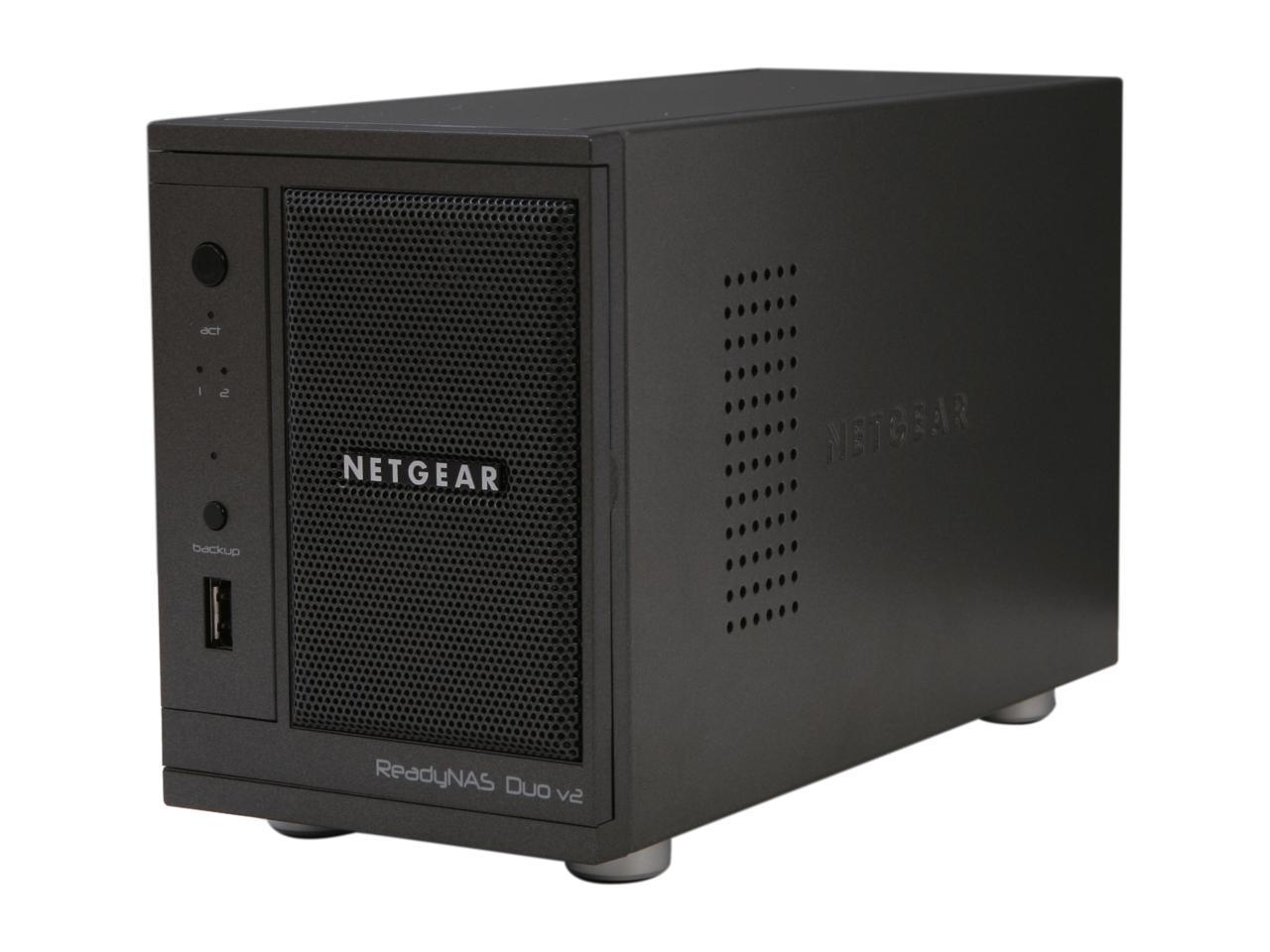 NETGEAR ReadyNAS Duo v2 2bay (2x1TB) w/ 3 yr warranty (RND2210200NAS