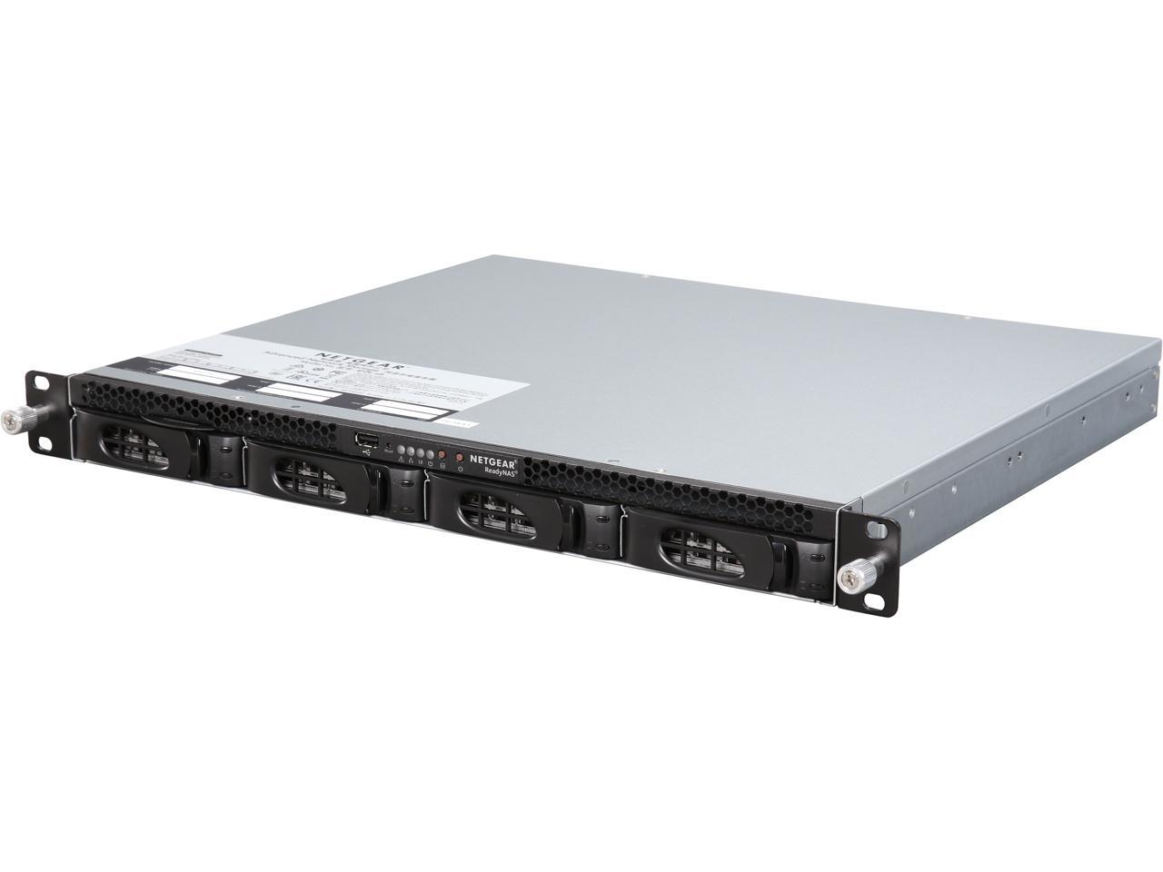 NETGEAR ReadyNAS 3138 1U Rackmount 4-Bay Network Attached Storage ...