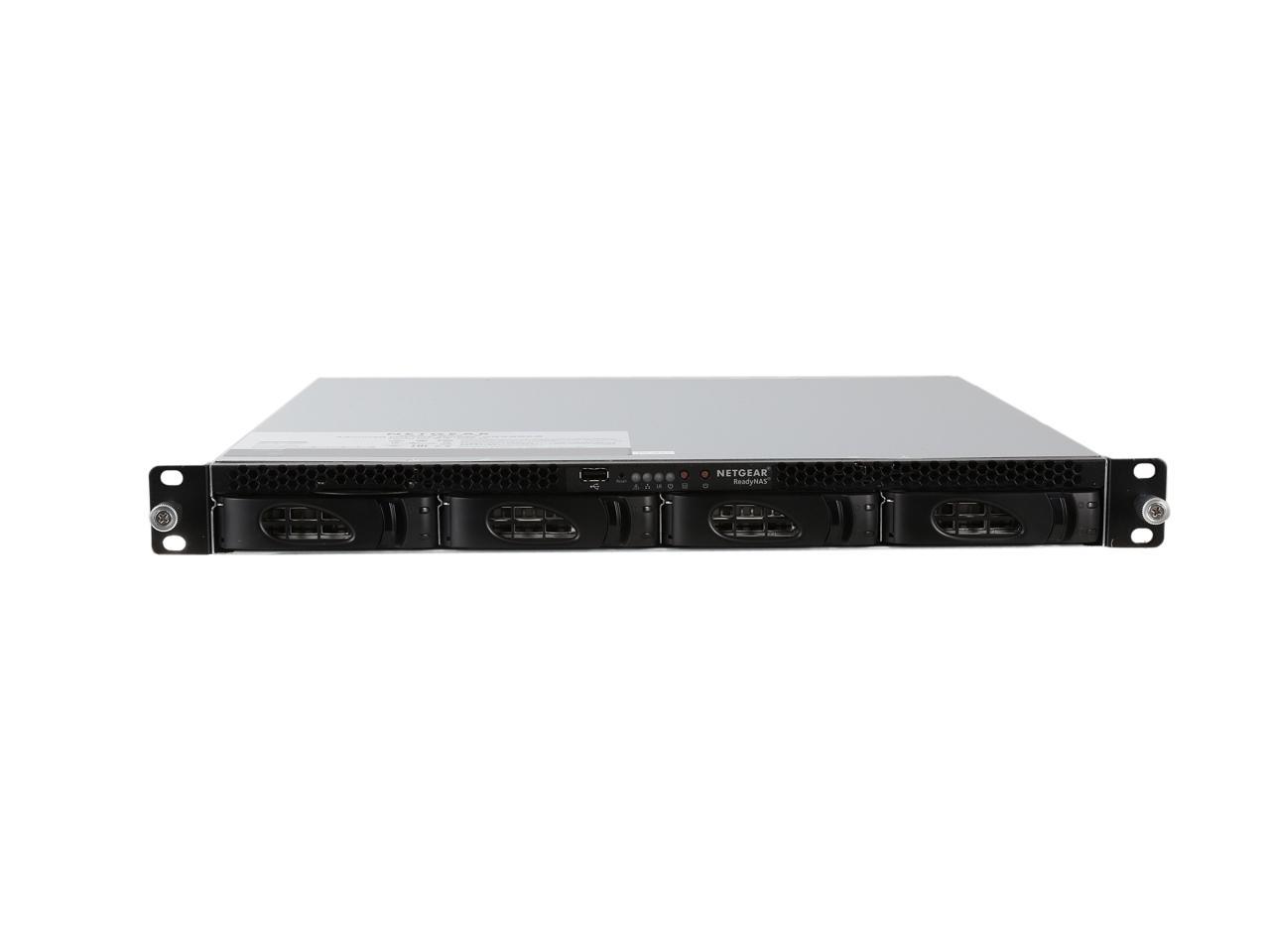 NETGEAR ReadyNAS 3138 1U Rackmount 4-Bay Network Attached Storage ...