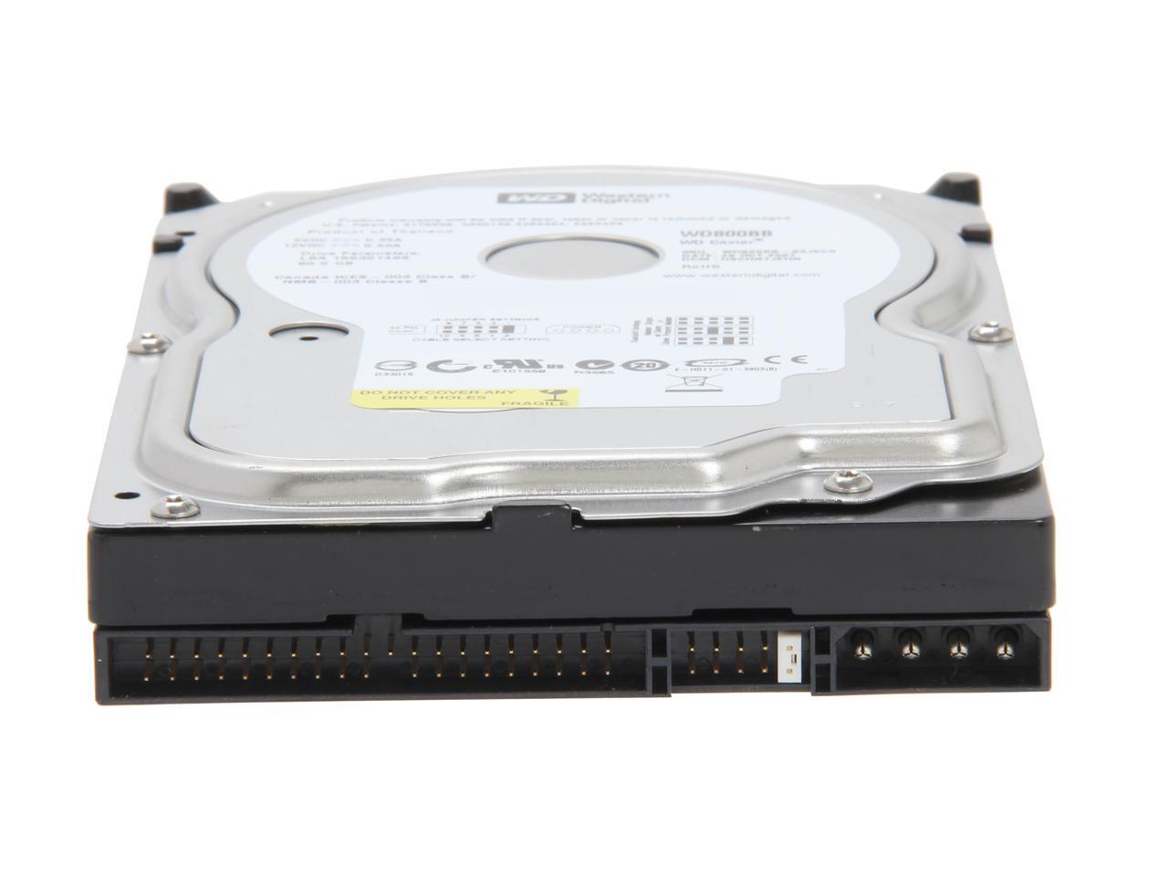 Refurbished: Western Digital Blue WD800BB 80GB 7200 RPM 2MB Cache IDE ...