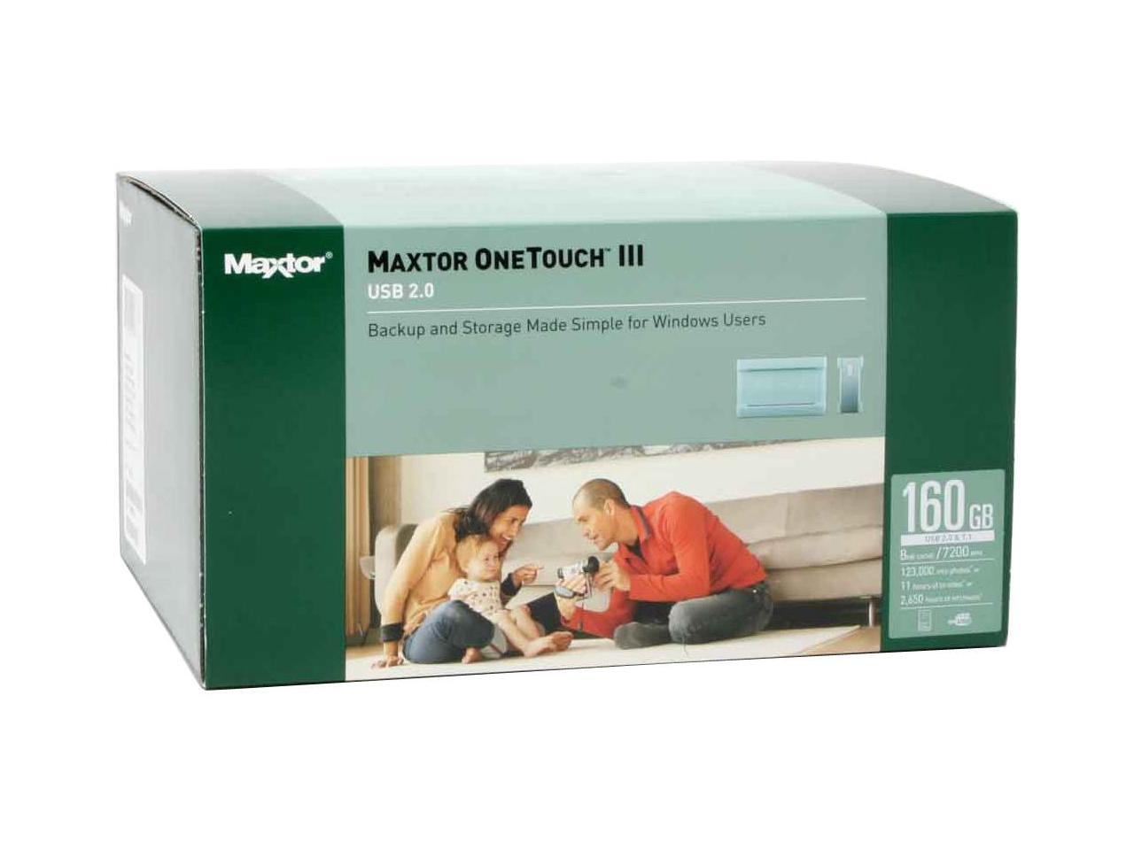 Maxtor III 160GB USB 2.0 3.5" External Hard Drive