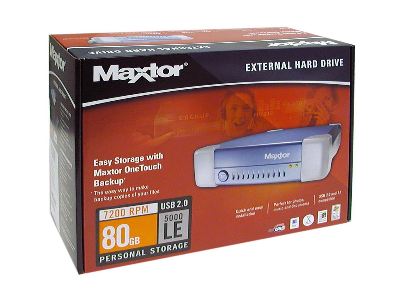 Maxtor III 80GB USB 2.0 3.5" External Hard Drive