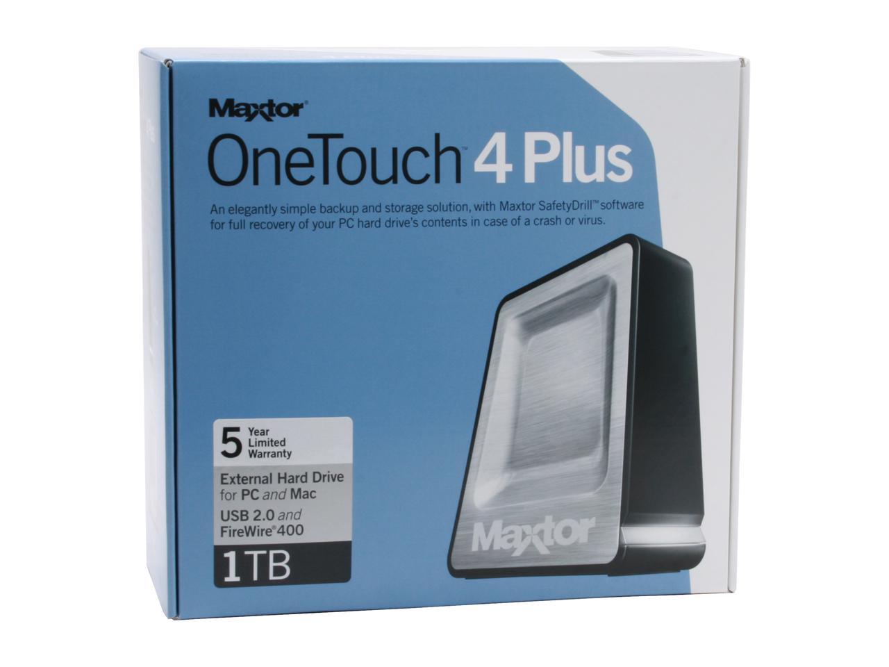 Maxtor Onetouch 4 Plus 1tb Usb 20 Firewire400 35 External Hard