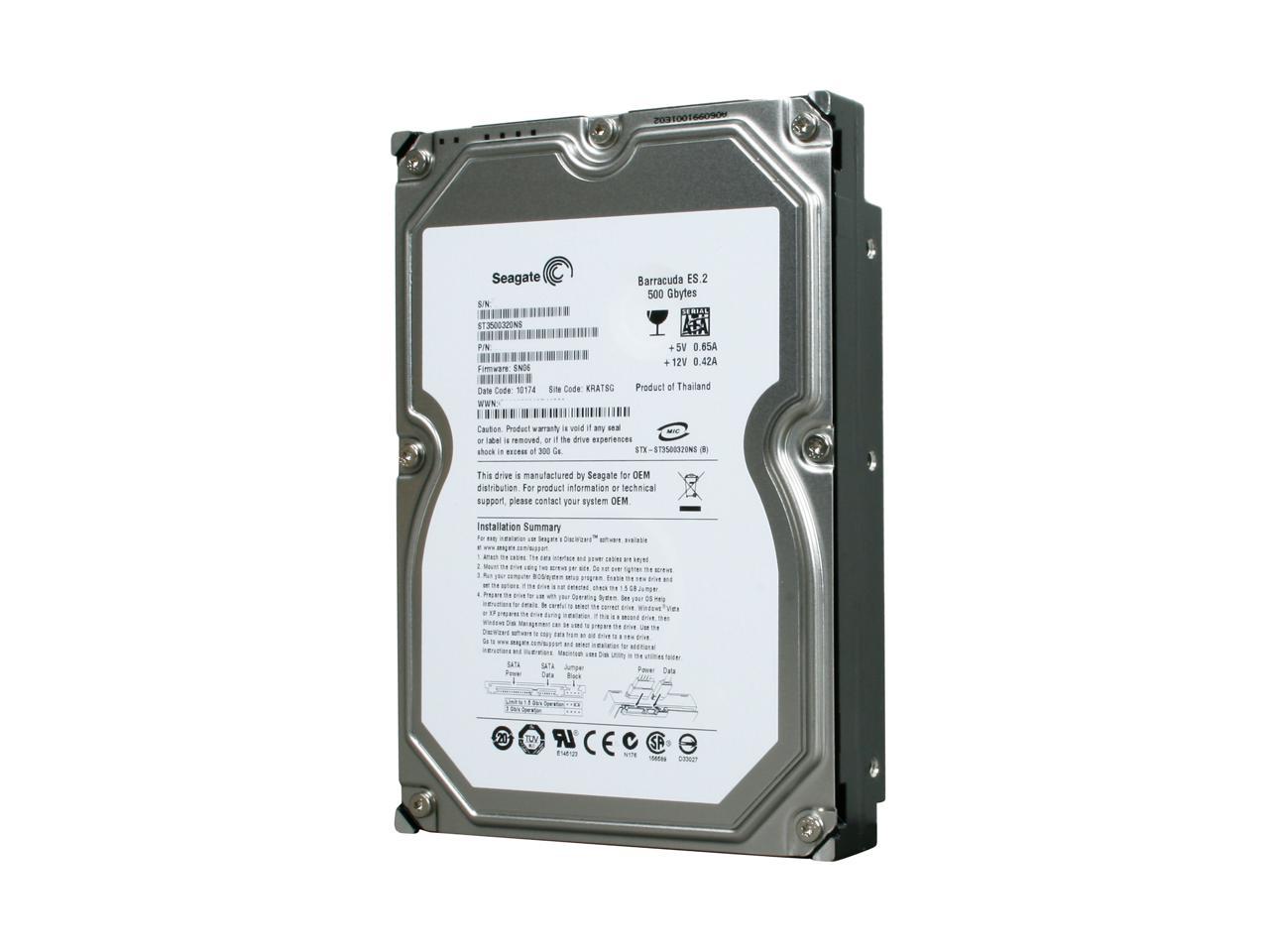 Data Recovery Service Seagate Barracuda ST3500320NS 7200.11 firmware brick issue
