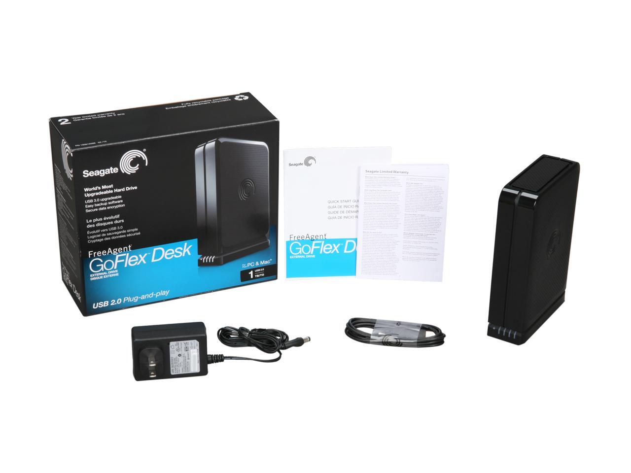Seagate FreeAgent GoFlex 1TB 3.5" External Hard Drive Black Newegg.ca