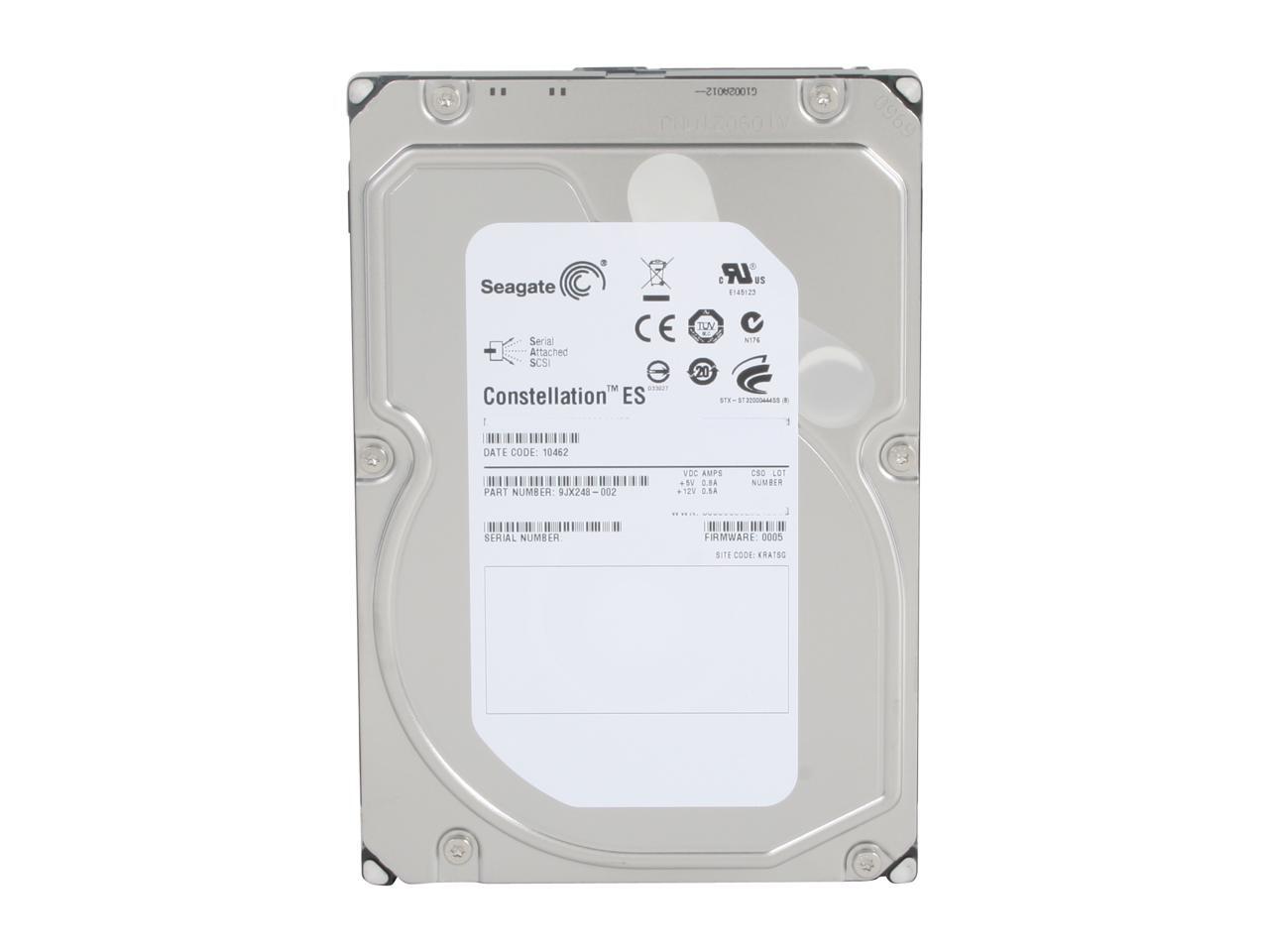 Seagate Constellation ES ST32000444SS 2TB 7200 RPM 16MB Cache SAS 6Gb/s ...
