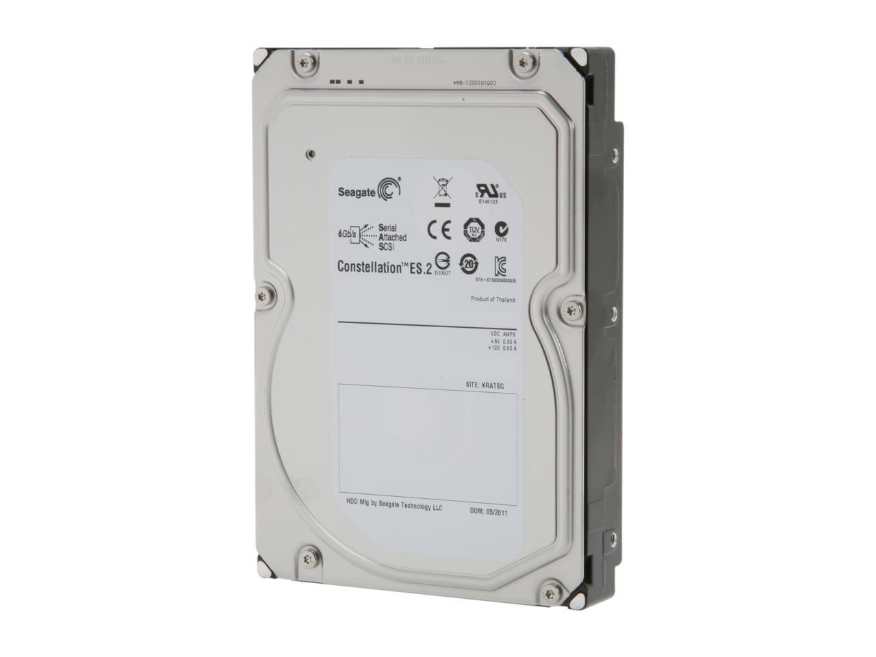 Seagate Constellation ES.2 ST33000650SS 3TB 7200 RPM 64MB Cache SAS 6Gb ...