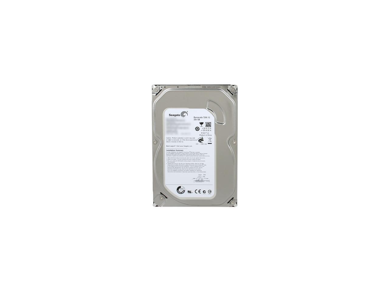 Refurbished Seagate BarraCuda 7200.12 ST3250318AS 250GB 7200 RPM 8MB Cache SATA 3.0Gb/s 3.5