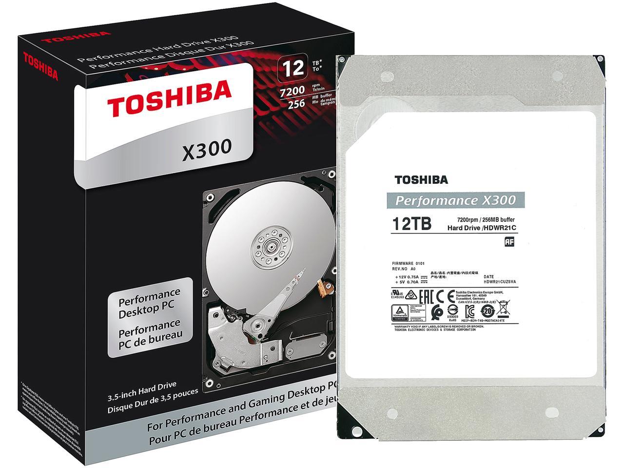 TOSHIBA X300 12TB 7200 RPM 3.5