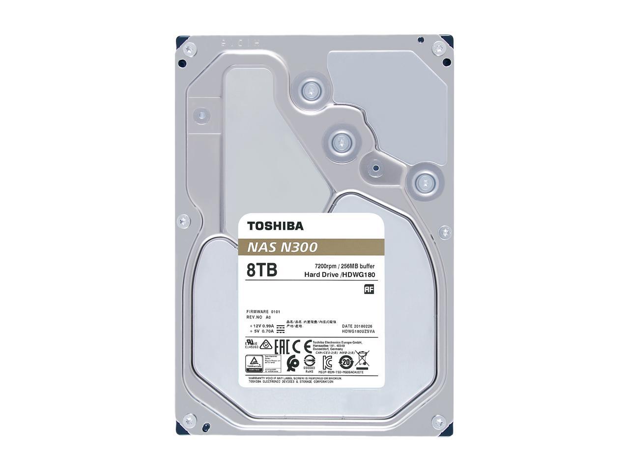 TOSHIBA N300 8TB 7200 RPM 256MB 3.5