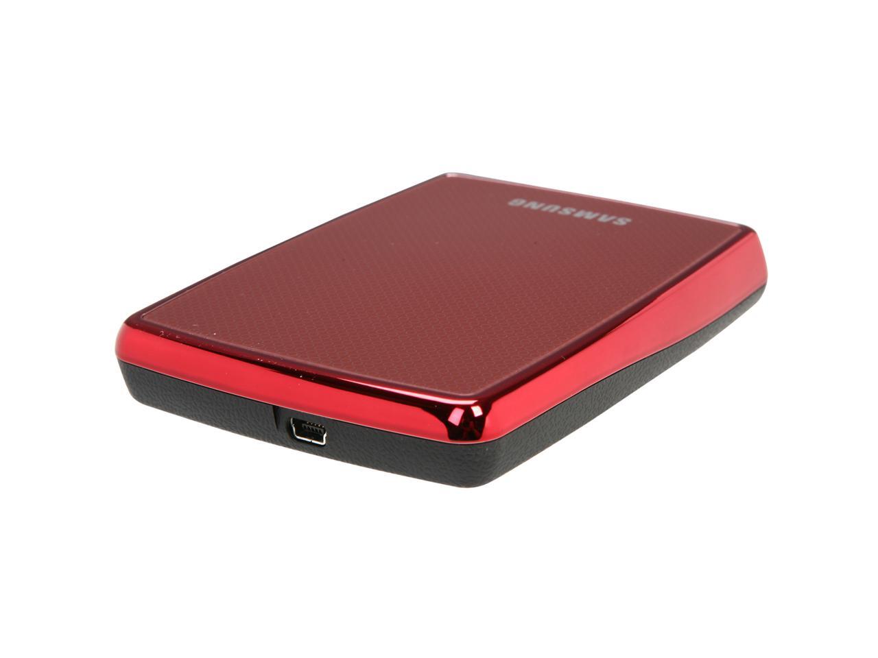 SAMSUNG S2 640GB USB 2.0 2.5" External Hard Drive Red