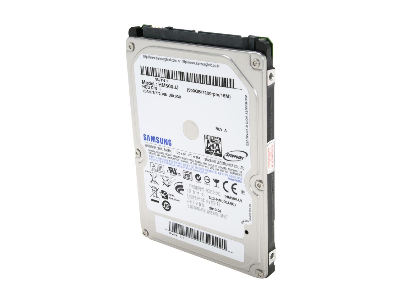 Recertified Samsung 320GB 7200rpm 16MB 2.5" SATA Hard Drive 