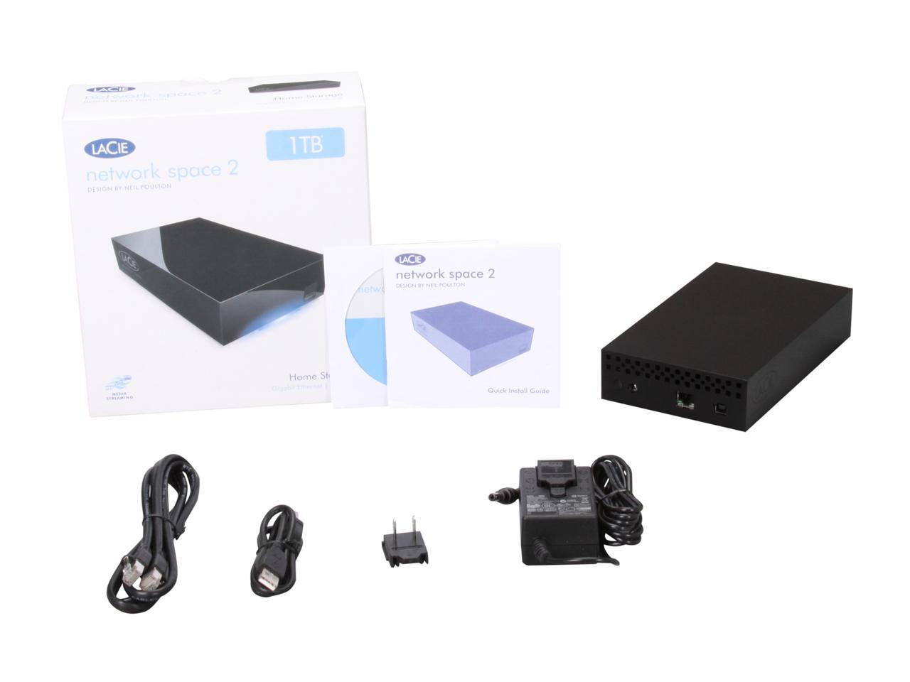 LaCie Network Space 2 1TB USB 2.0 / 3.5" External Hard Drive