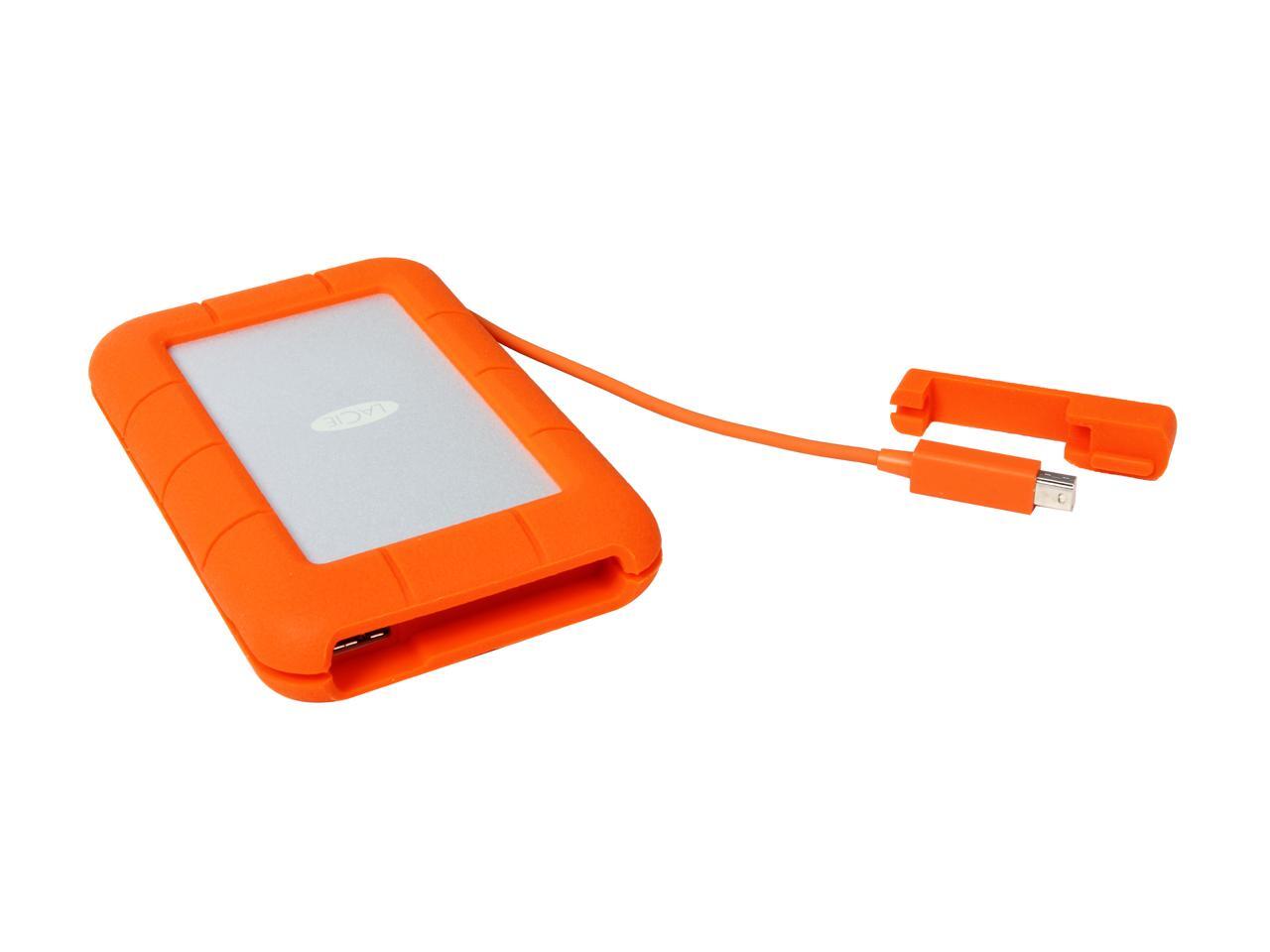 LaCie 1TB Rugged Thunderbolt Portable External Hard Drive USB 3.0