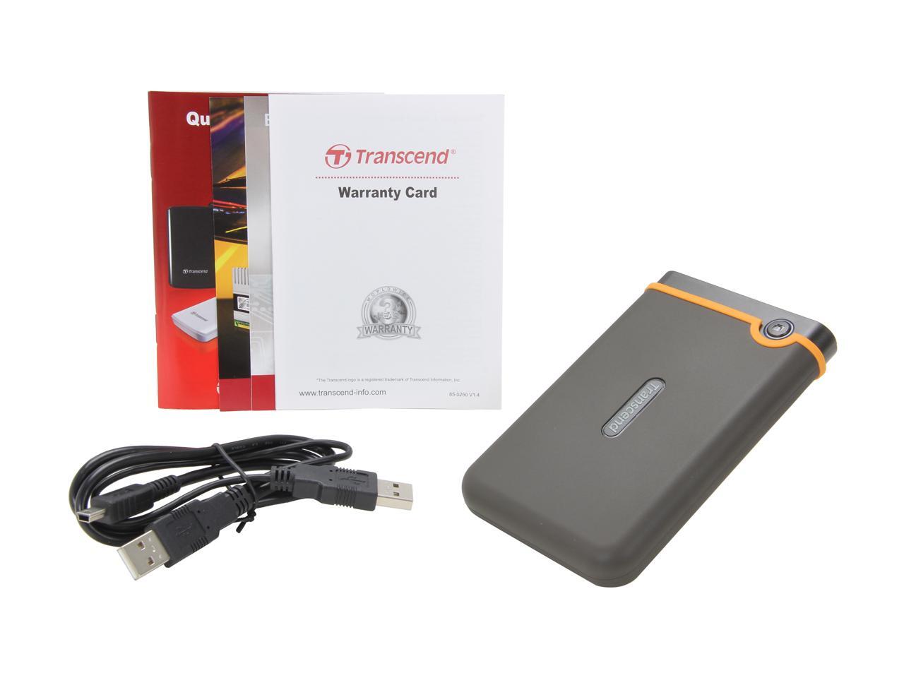 Transcend 1TB StoreJet 25M2 External Hard Drive USB 2.0 Model