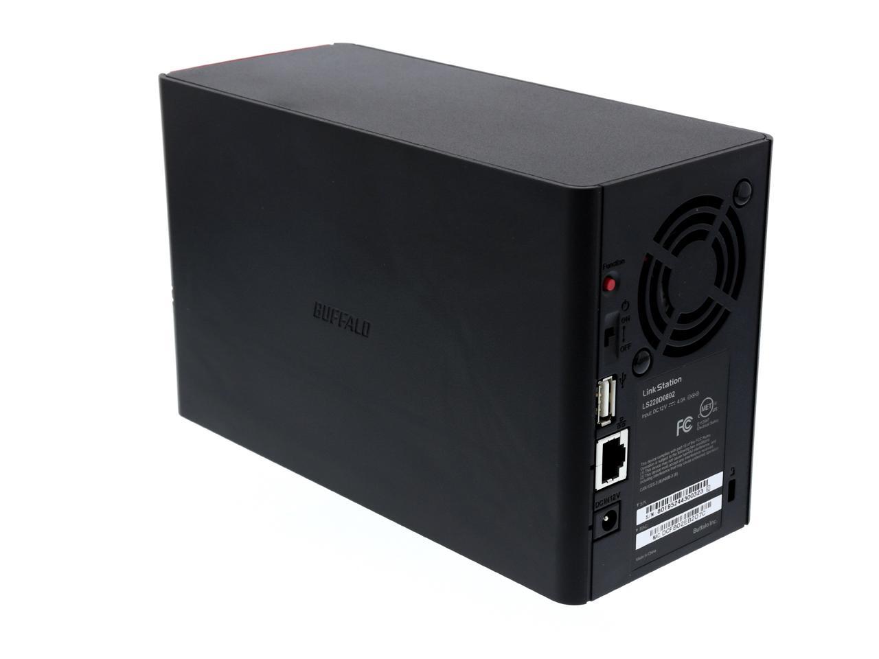 LinkStation 220 8TB Personal Cloud Storage with Drives Included -