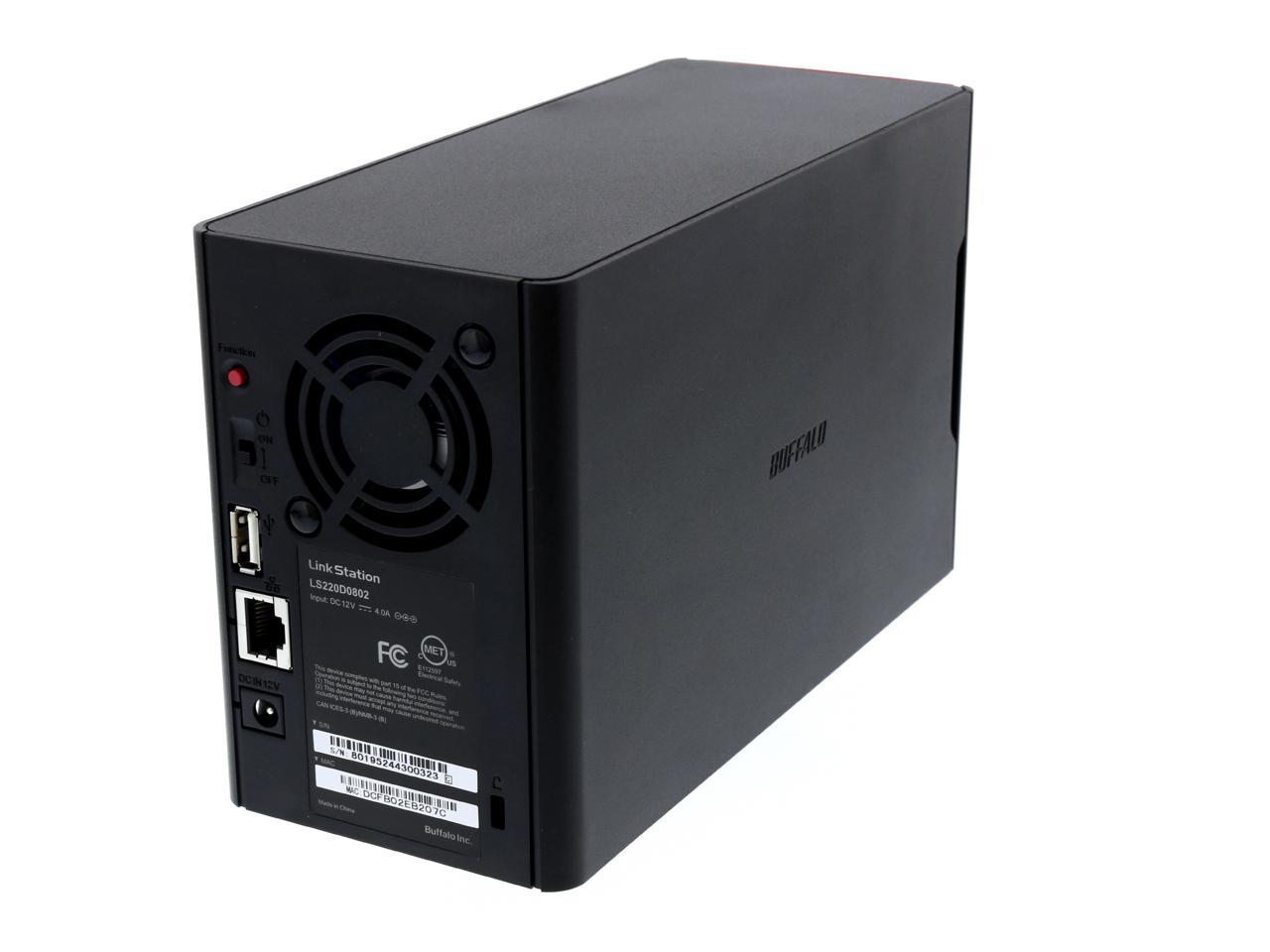 LinkStation 220 Personal Storage with Hard Drives Included (LS220D0802) - Newegg.com