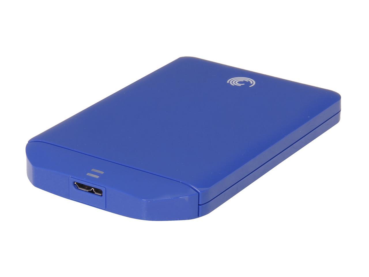 Seagate FreeAgent GoFlex 500GB USB 3.0 Ultra External Portable Hard Drive Blue