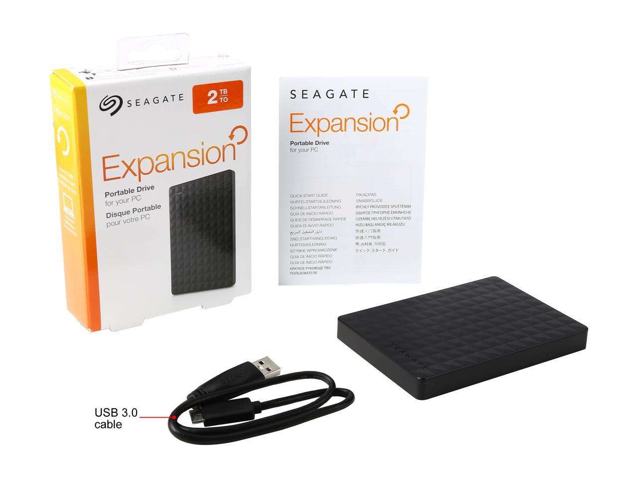 Seagate STEA2000400 color negro Disco duro de 2 TB 