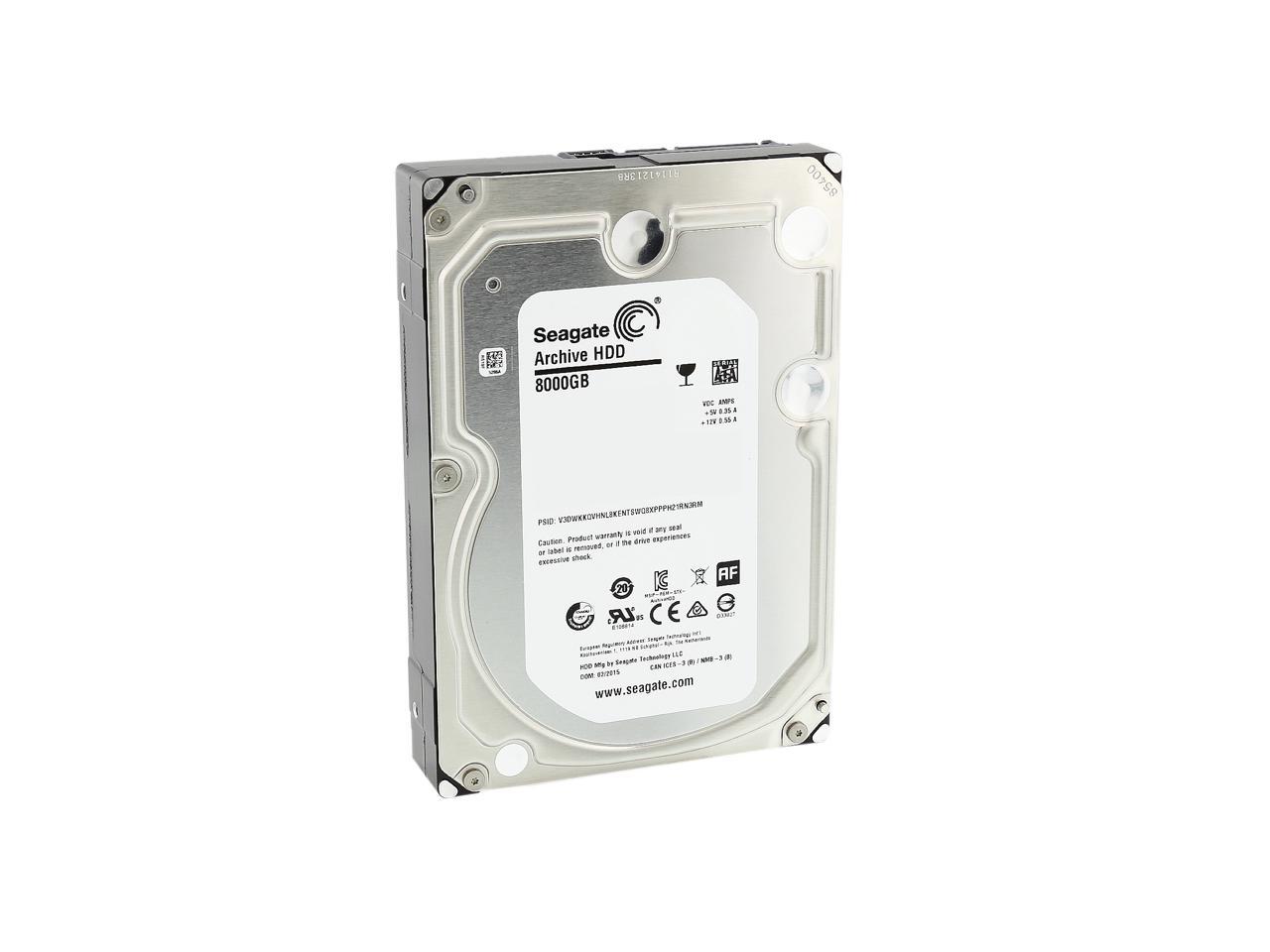 Seagate Archive HDD v2 ST8000AS0002 8TB 5900 RPM 128MB Cache SATA 6.0Gb/s  3.5