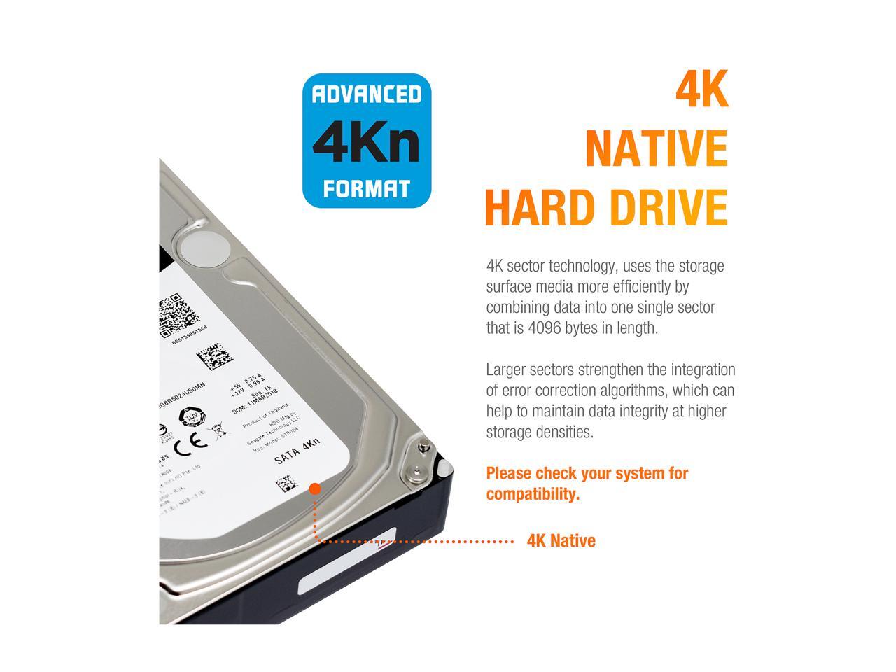 SEAGATE Enterprise Festplatte 4TB – 7200rpm, 128MB Cache, SATA 6Gb/s, Für 24/7 Betrieb
