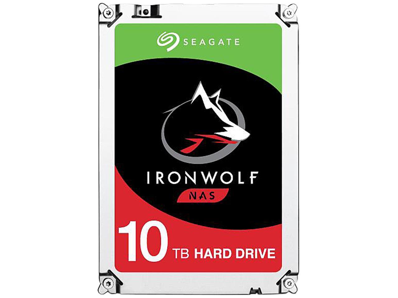Seagate IronWolf 10TB NAS Hard Drive 7200 RPM RAID - Newegg.com