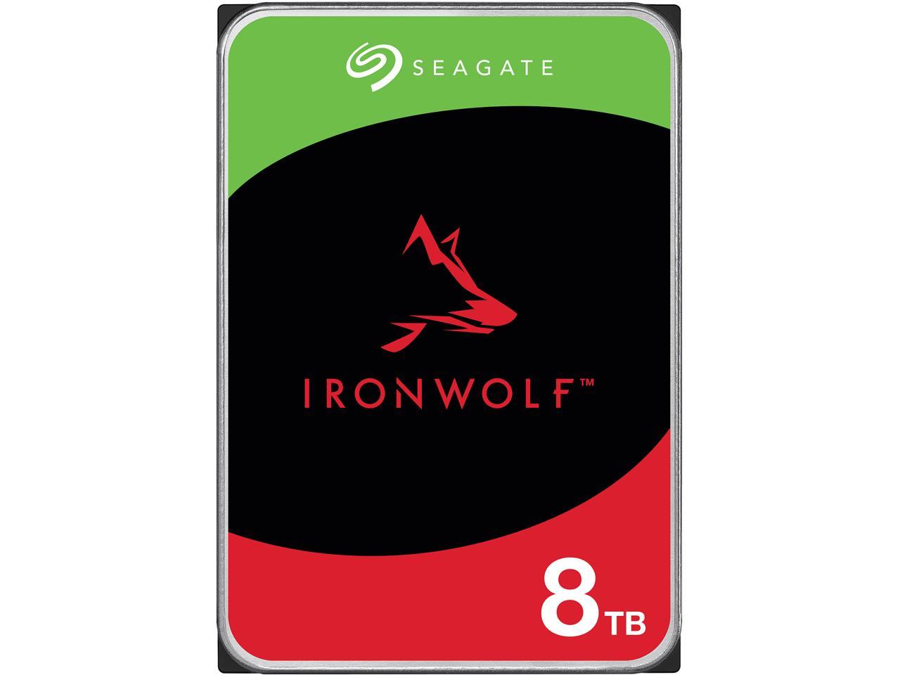 32TB Asustor NAS Bundle with Four 8TB Seagate Iron Wolf HDDs AS6604T Asustor Lockerstor 4 