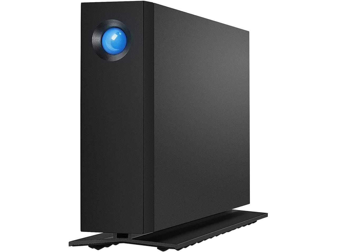 LaCie 1big Dock 10TB Dual Thunderbolt 3 / DisplayPort 1.4 / USB 3.0 / SD/CF Card Slots Professional Desktop Storage, Docking Station STHS10000800 Blackの商品画像