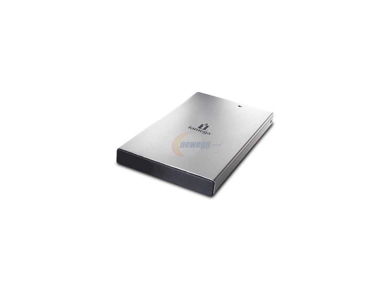 Open Box iomega SILVER PORTABLE 120GB USB 2.0 2.5" External Hard Drive