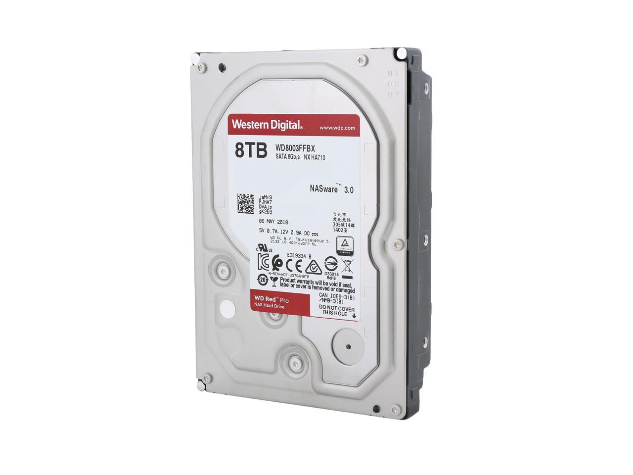 WD Red Pro 8TB 7200 RPM 3.5