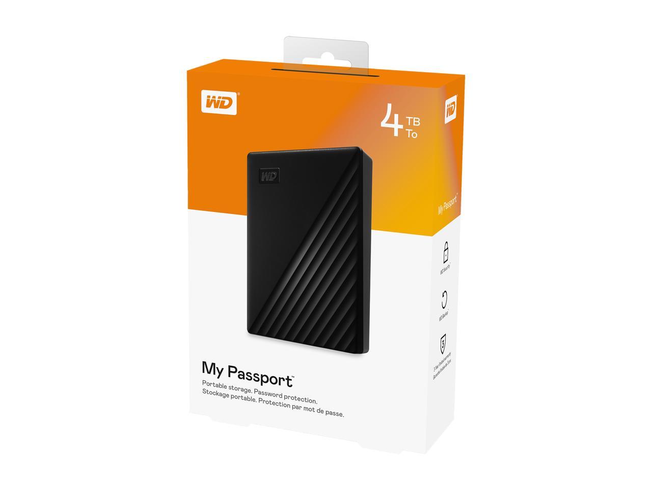 WD 4TB My Passport Portable Storage External Hard Drive - Newegg.com