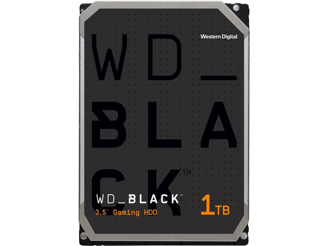 WD Black 1TB Performance Desktop Hard Disk Drive - 7200 RPM SATA 6Gb/s 64MB  Cache 3.5 Inch - WD1003FZEX