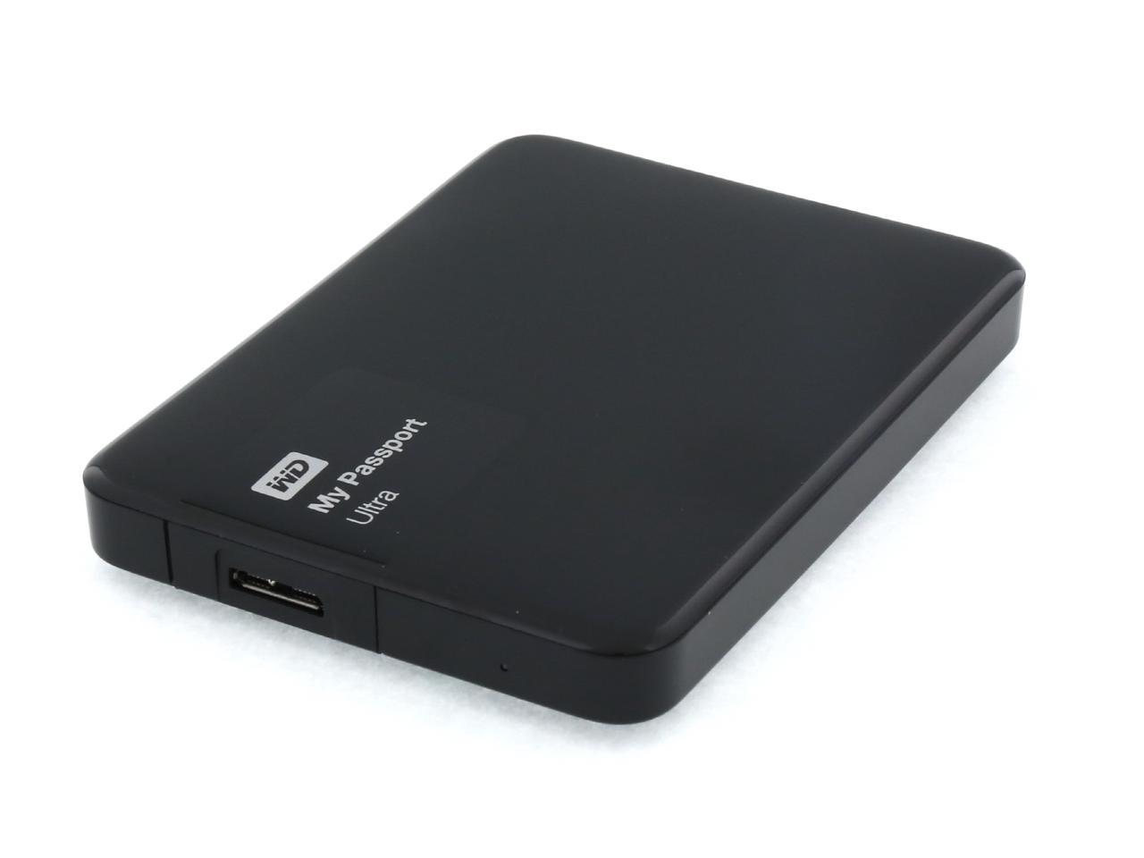 WD 1TB Black My Passport Ultra Portable External Hard Drive - USB 3.0 ...