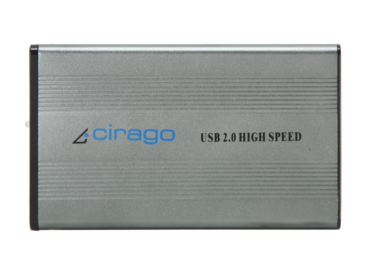 cirago 250GB CST1000 External Hard Drive USB 2.0 Model CST1250