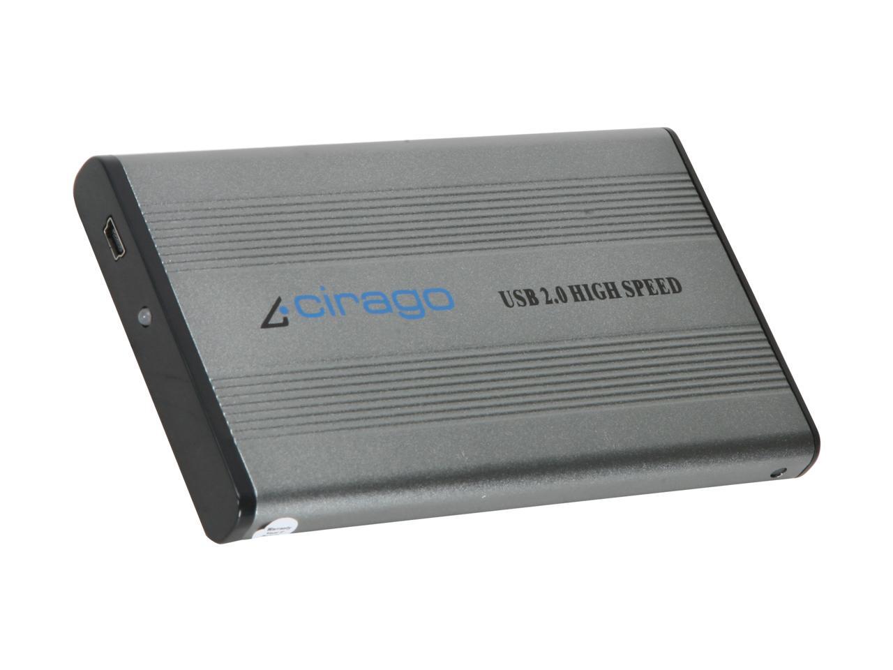 cirago 500GB Portable Hard Drive USB 2.0 Model CST1500