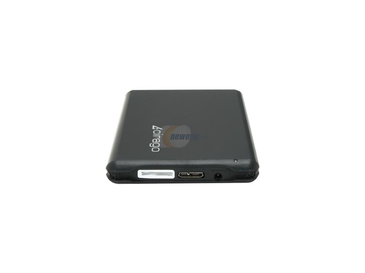 cirago 250GB Portable External Hard Drive USB 3.0 Model CST6025 Black