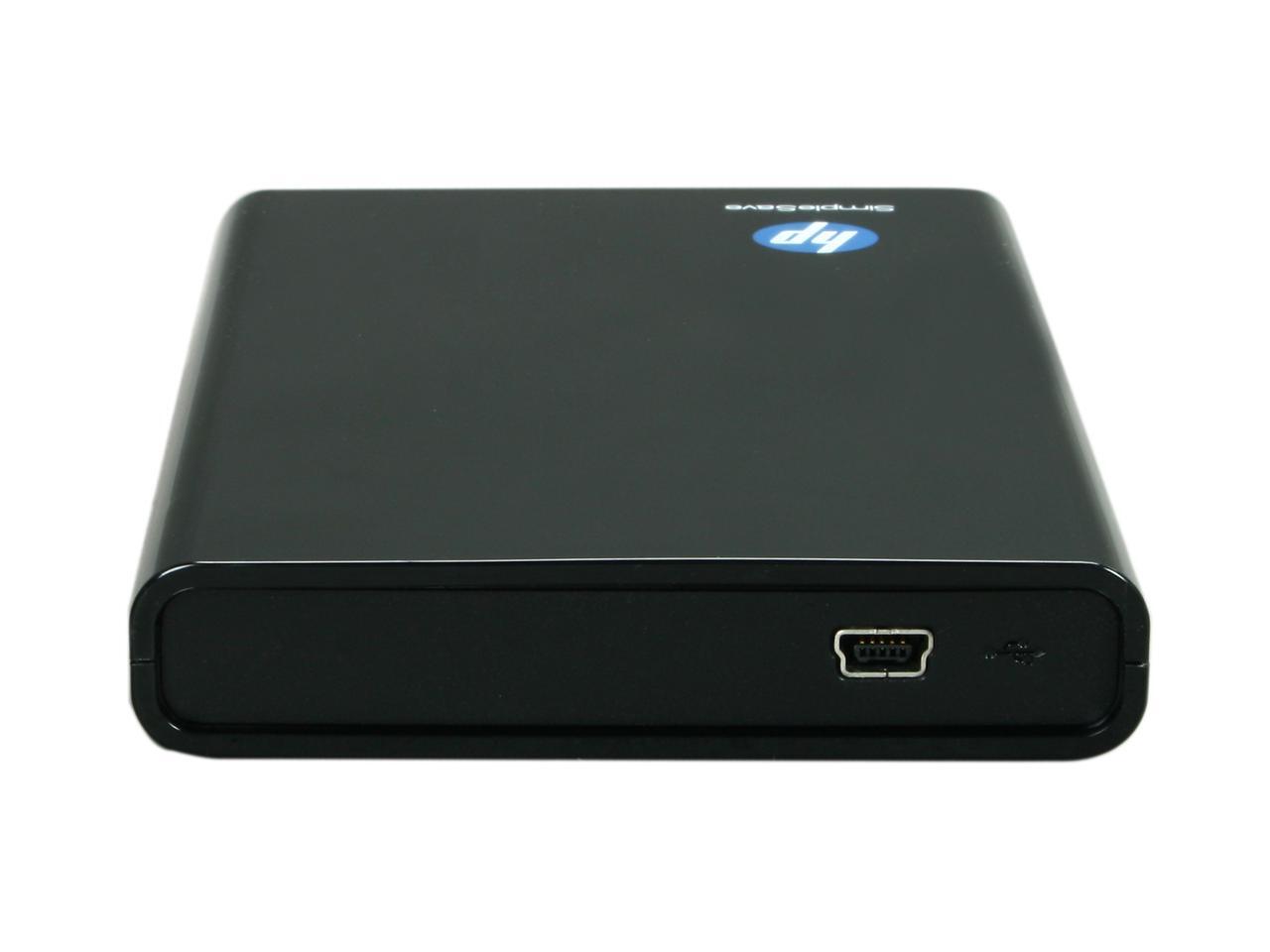 Open Box HP SimpleSave 640GB USB 2.0 2.5" Portable Hard Drive Glossy