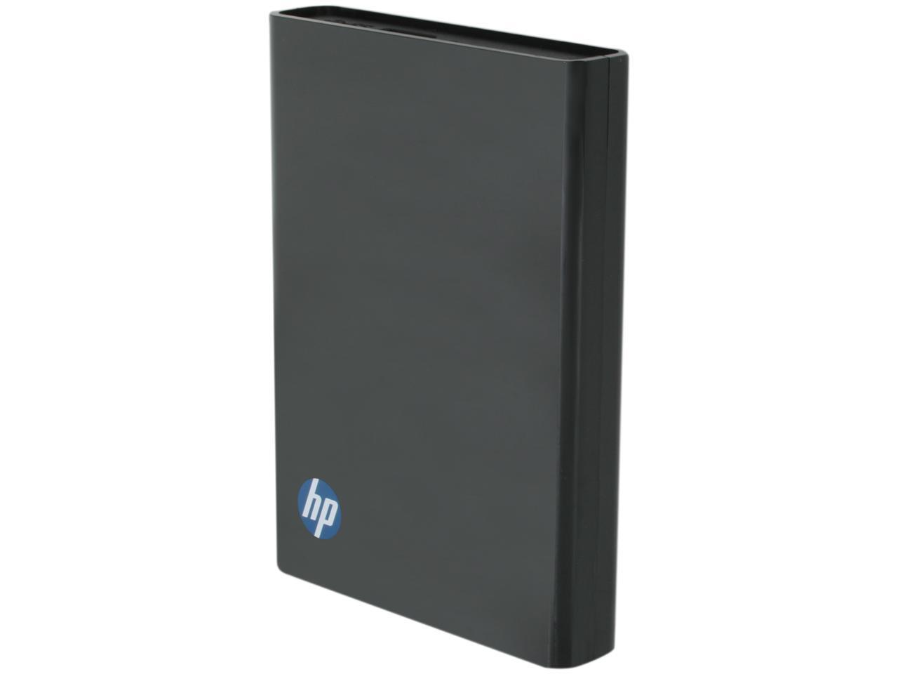 HP Portable 1TB USB 3.0/2.0 External Hard Drive Black
