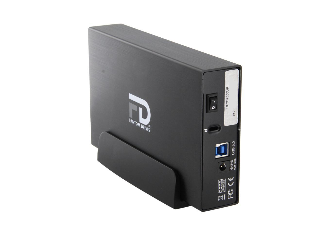 Fantom Drives Gforce3 Pro 2TB 7200 RPM USB 3.0 Aluminum External Hard Drive  (GF3B2000UP)