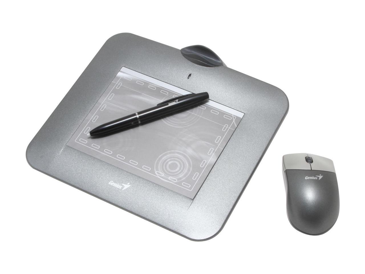 Genius G Pen 4500 Usb Tablet With Cordless Mouse And Pen Newegg Com