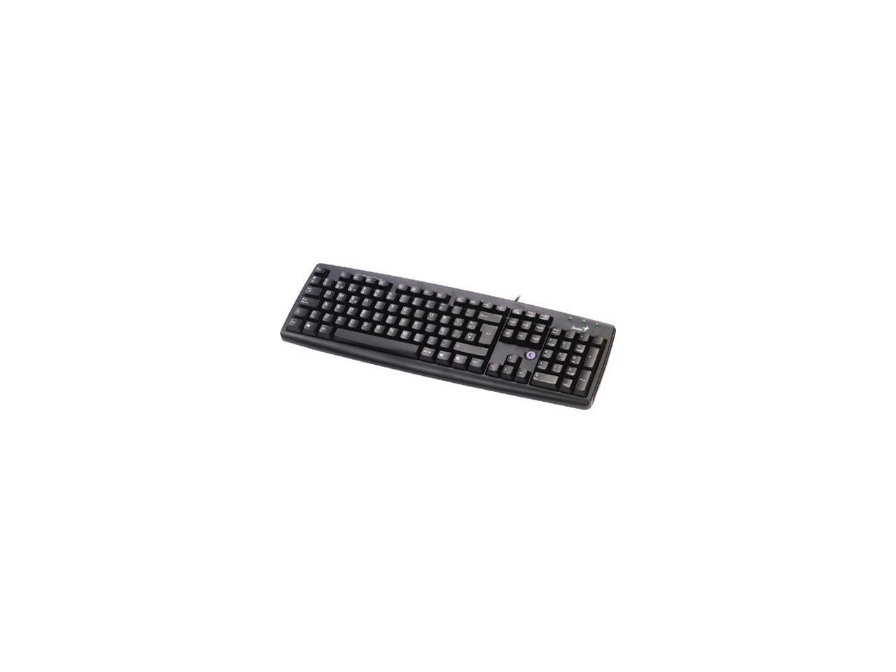 Genius KB-06XE Black Wired Keyboard - Newegg.com