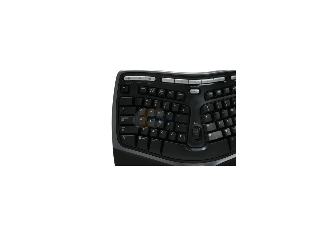 microsoft ergonomic keyboard keys not working