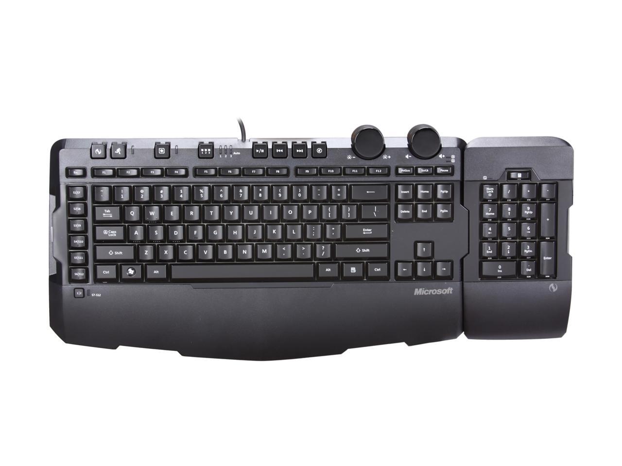 Microsoft SideWinder X6 Black Keyboard Win USB English - Newegg.com