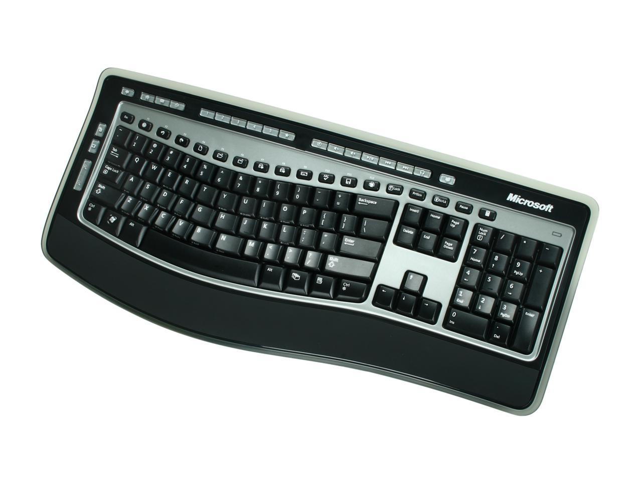 Open Box: Microsoft J9C-00001 Black wireless Wireless Keyboard 6000 ...